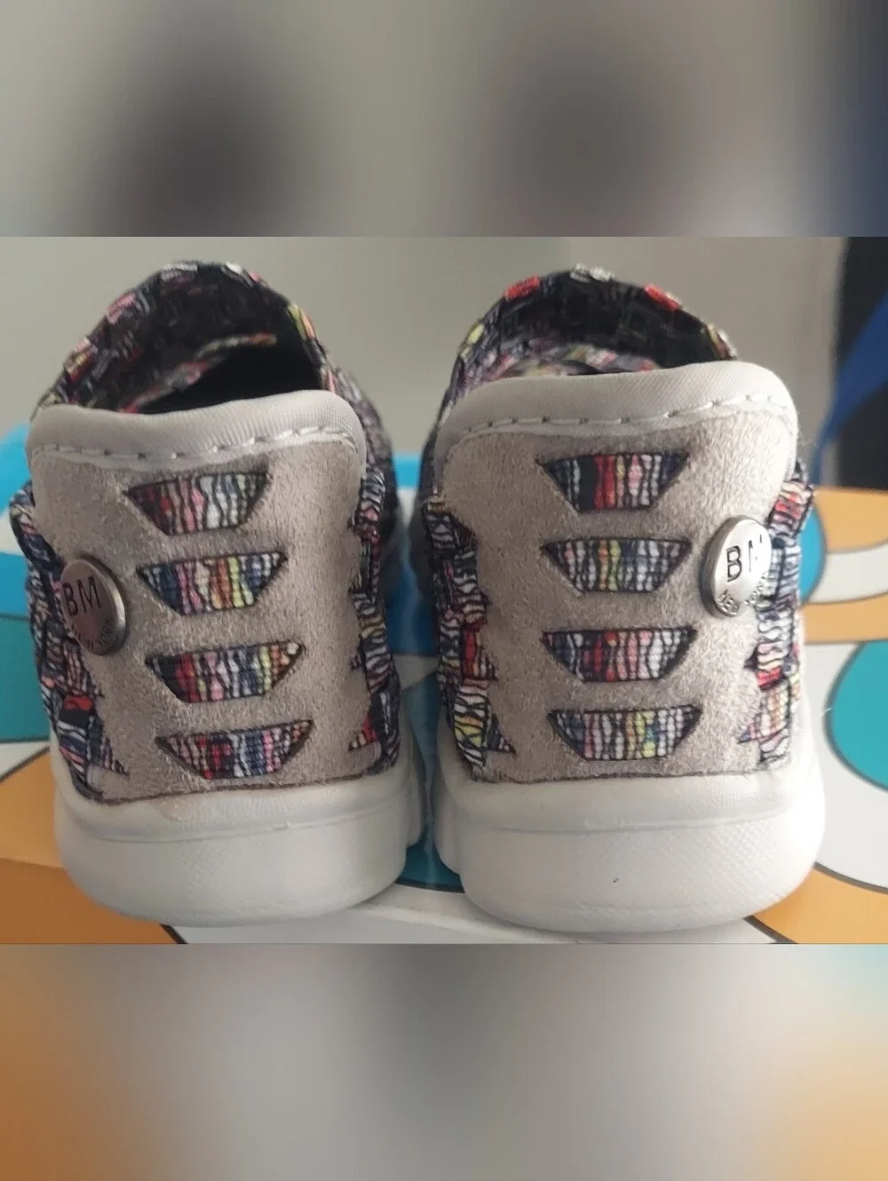 Bernie Mev. Kids Multicolor Woven Mary-Jane Sandals